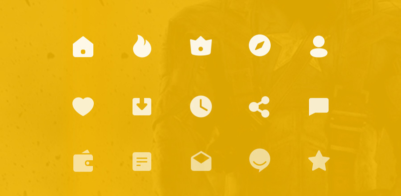 電影app設計,電影app界面設計icon